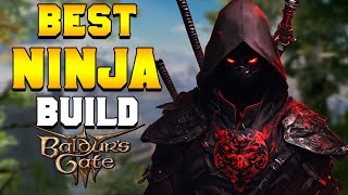 ULTIMATE Ninja Assassin Shadow Monk Build For Baldurs Gate 3 [upl. by Aynna460]