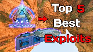 TOP 5 GAME BREAKING EXPLOITS  Ark Survival Ascended  Ark Asa [upl. by Basia96]