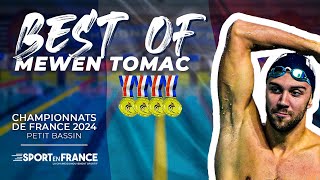 🏊‍♂️ Le Best Of de MEWEN TOMAC  Championnats de France Elite en petit bassin 2024 [upl. by Rimola]