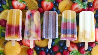 Homemade Popsicles 5 Different Frozen Summer Treats  Gemmas Bigger Bolder Baking Ep 74 [upl. by Okwu]