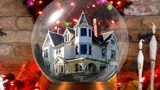 Photoshop Tutorial How to Make a Custom SNOWGLOBE from scratch [upl. by Esirec]