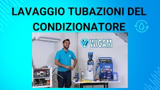 LAVAGGIO TUBAZIONI DEL CONDIZIONATORE [upl. by Nohshan]