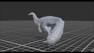 Ornithomimus Locomotion  6212017 [upl. by Irvine]