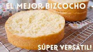 LA MEJOR RECETA DE BIZCOCHO DE VAINILLA SIRVE PARA TODO  AnnasPasteleria [upl. by Nafri818]