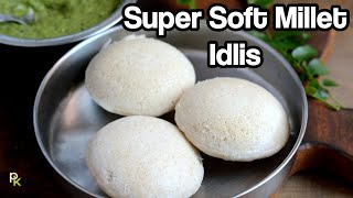 Soft Millet IdlisSpongy Idlis Using MilletsMillet Idli Dosa Batter Recipe [upl. by Ysdnyl343]