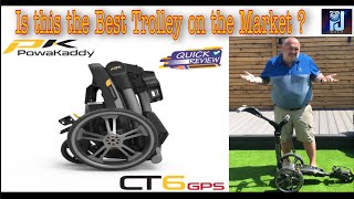 PowaKaddy CT6 GPS Electric Golf Trolley [upl. by Meriel]