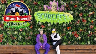 Alton Towers Scarefest Vlog 2024 NEW Maze amp MORE [upl. by Eiramanna]