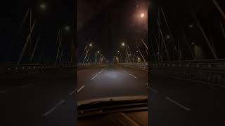 Mumbai ❤️😘 Bandra worli sea Link Bridge ka night 🌟🤩🌍me shandar view​⁠AliZafarofficial Meraaj [upl. by Nnaihs]