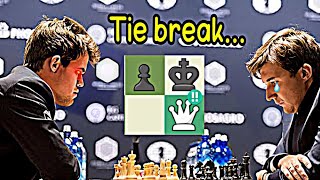 Magnus Carlsen vs Sergey Karjakin Tie break world championship 2016 [upl. by Enaywd487]