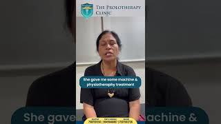 PRP Treatment The Prolotherapy Clinic  Patient Testimonial prpinjection ytshorts [upl. by Edrea]