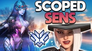 THE PERFECT Sensitivity for WIDOW ASHE and ANA Overwatch 2 [upl. by Siraf]