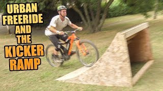 URBAN MTB FREERIDE AND THE KICKER RAMP [upl. by Picker]