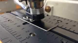 Techno Engraving The Making of a Name Tag [upl. by Enimaj]