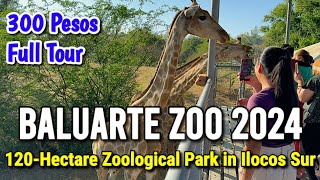 BALUARTE ZOO 2024 Full Tour in Ilocos Sur Philippines  120 Hectares Zoological Park in Vigan City [upl. by Anayhd]