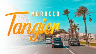 Tangier 4K  Driving Downtown  Morning Drive  Relaxation  streetma [upl. by Aiuqet]