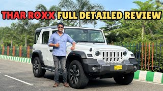 THAR ROXX  First Drive Review in Telugu  Mileage  Pricing [upl. by Jaffe]