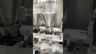 Double Output Double Hopper Filling Bag Packaging Machine with Nitrogen [upl. by Lemor800]