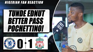 CHELSEA 01 LIVERPOOL  Dani  NIGERIAN FANS REACTION   Carabao Cup Final 2324 HIGHLIGHTS [upl. by Herzig697]