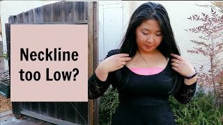 Neckline too Low NoSew DIY Fix [upl. by Dis823]