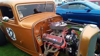 Fins And Chrome 2024 South Shields UK custom cars [upl. by Ennairek]