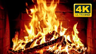 🔥 Cozy Fireplace 4K 12 HOURS Fireplace with Crackling Fire Sounds Crackling Fireplace 4K [upl. by Alimat]