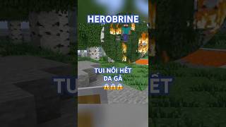 Những lần nỗi hết DA GÀ Tui gặp HEROBRINE trong Minecraft From The Fog [upl. by Latia78]