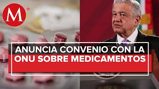 AMLO celebra reforma para comprar medicinas en el extranjero [upl. by Ecyle]