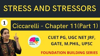 PSYCHOLOGY Ciccarelli Chapter 11  Part 1  STRESS amp STRESSORS  Mind Review [upl. by Aisatan]