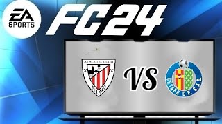 ATHLETIC BILBAO vs GETAFE CF LaLiga 2425⚽ Match day ⚽ FC 24 Gameplay fc24 fifa24 [upl. by Cida]