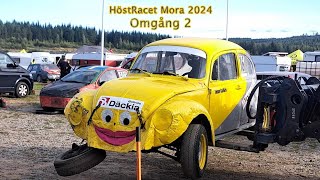 Folkrace Incar  Höstracet 2024  Mora  Omgång 2  VW Bubbla [upl. by Hareehat947]