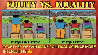 EQUALITY VS EQUITY [upl. by Jessen]