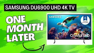 Samsung DU6900 Crystal UHD 4K Smart TV  1 Month Later Review [upl. by Sholeen]