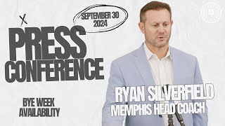 Memphis Football Ryan Silverfield Press Conference [upl. by Iline]