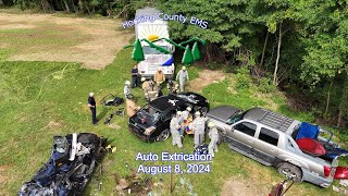 Hocking County EMS Auto Extrication Training August 8 2024 [upl. by Floeter]