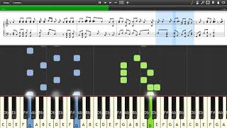 Panic At The Disco  Camisado  Piano tutorial and cover Sheets  MIDI [upl. by Laubin970]