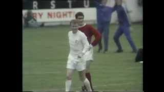 196970  Leeds United v Manchester United  Billy Bremner Overhead Kick Colour [upl. by Rehpatsirhc]