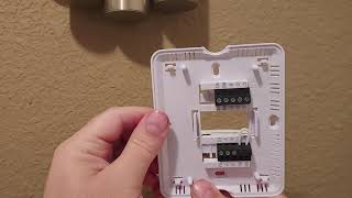 How to wire install a Robertshaw thermostat rs10420t [upl. by Gamages]