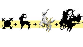 Arceus Evolution  Pokemon Gen 8 Fanart 34 [upl. by Eidaj]