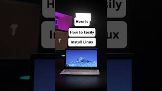 How to install Linux on any PC EASILY shorts [upl. by Kenn]