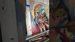 Original Painting  Art Original on board  Acrylic Paint Artwork shortsvideo shorts youtube art [upl. by Ervin]