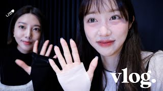 GRWM 근황토크  나언이랑 오마카세 데이트🍣 Vlog [upl. by Xuagram]