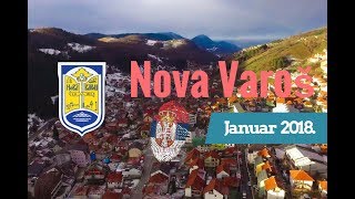 Snimak dronom Nova Varos Srbija  Nova Varos Serbia [upl. by Shandy946]