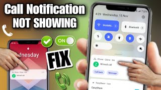 how to fix missed call notification not showing  call notification not showing on lock screen [upl. by Hcire659]