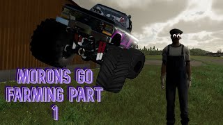 Two morons try farming sim22 50 Mods  Part 1 [upl. by Milena93]