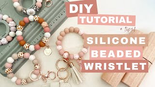 Silicone Beaded Wristlet Tutorial  Comprehensive DIY Video with Tips [upl. by Ydnir137]