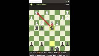 Italian game with 75 accuracy Queen sacrifices [upl. by Elfont]