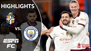 HAALAND AND DE BRUYNE SHOW OUT 😱 Manchester City vs Luton Town  FA Cup Highlights  ESPN FC [upl. by Marina670]