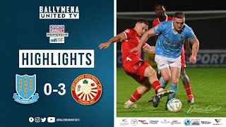 Match Highlights I Ballymena United 03 Portadown [upl. by Meill160]