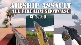 Roblox Airship Assault Vers 220 all weapon classes showcase [upl. by Esidnac]