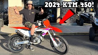 I Surprised Him With 2024 KTM 450  Buttery Vlogs Ep222 [upl. by Dulci]